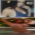 Poteau, naked woman