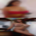 With swinging tits