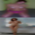 Happy nude sexy woman